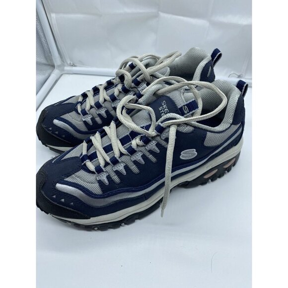 Skechers Steel Toe Work Shoes Women's Size 8 Navy Slip Resistant Comfort Safety - Picture 4 of 12